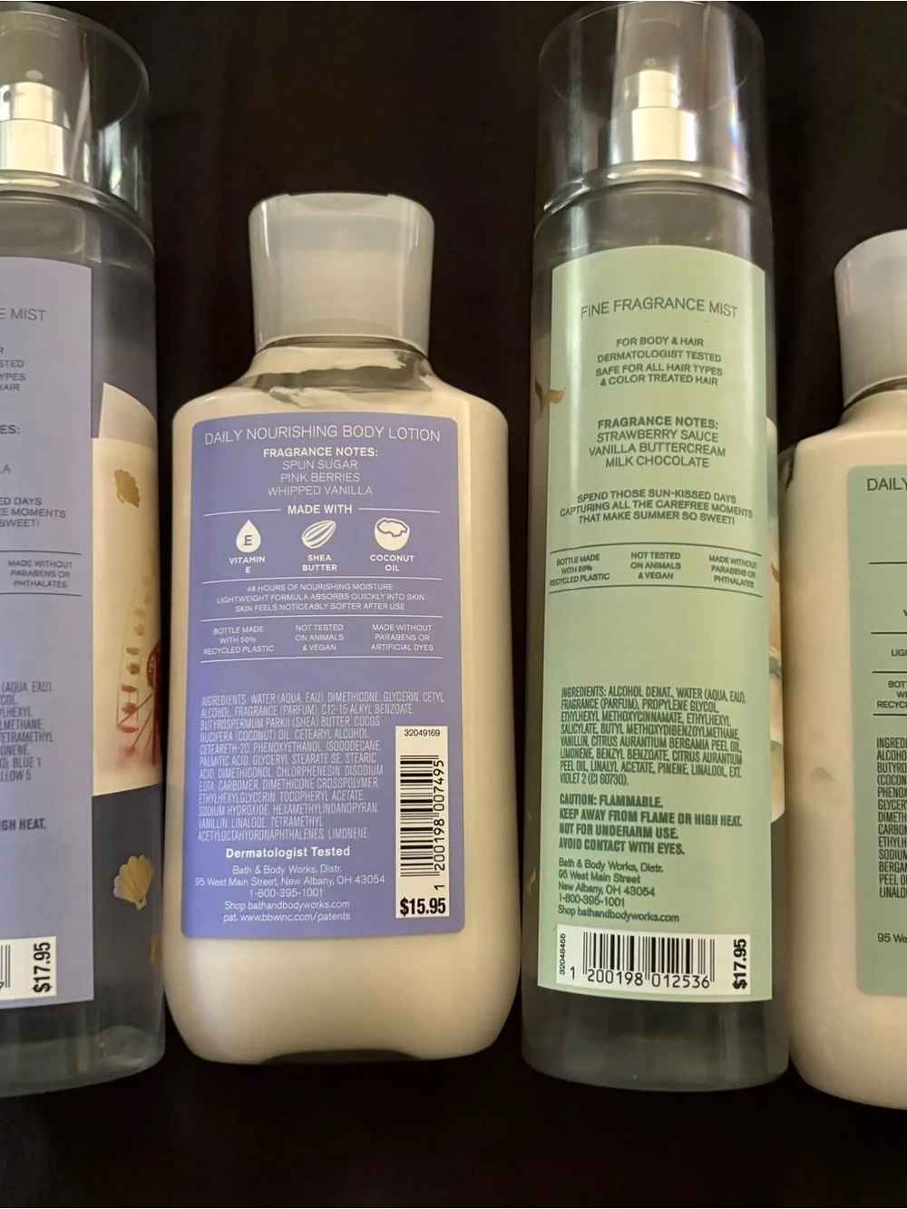 Bath & Body Works 4 piece NWT